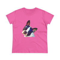 Boston Terrier 'Skipper' Women's Midweight Cotton Tee