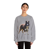 Karelian Bear Dog -- Unisex 50/50 Crewneck Sweatshirt