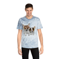 Welsh Corgi 'Cousins' Color Blast T-Shirt by DoggyLips™