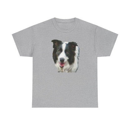 Border Collie '#2' Unisex Heavy Cotton Tee