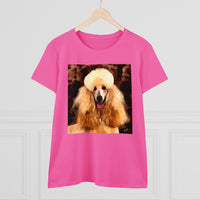 Poodle Women's Midweight Cotton Tee