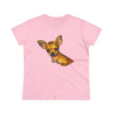 Chihuahua 'Belle' Women's Midweight Cotton Tee