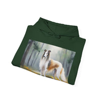 Borzoi 'Russian Wolfhound' Unisex Hooded Sweatshirt