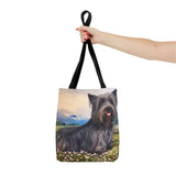 Skye Terrier Polyester Tote Bag (AOP)