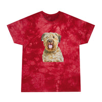 Bouvier des Flandres Unisex Cotton Tie-Dye Tee, Crystal