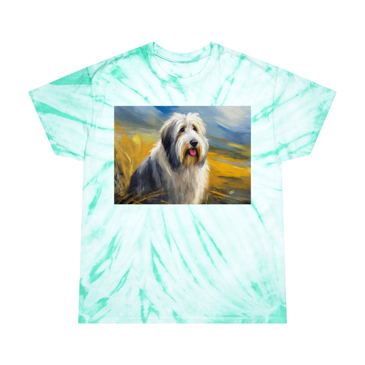 Old English Sheepdog Classic Tie-Dye Tee - Cyclone