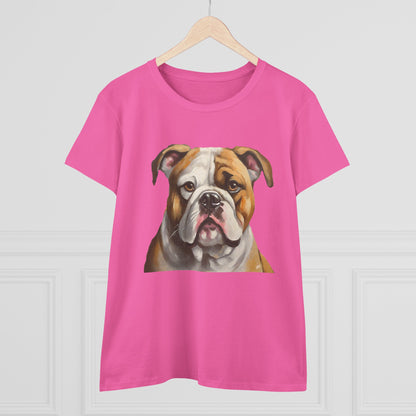 American Bulldog Women's Midweight Cotton Tee