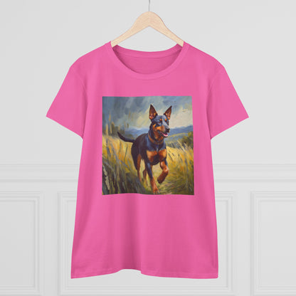 Lancashire Heeler Women's Midweight Cotton Tee