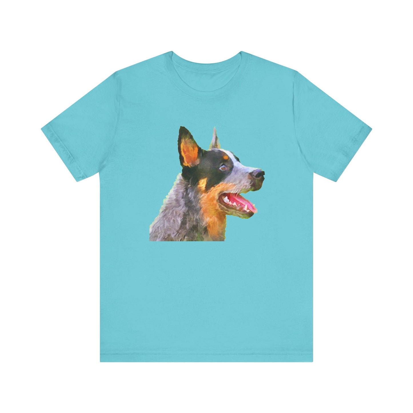 Blue Heeler - Australian Cattle Dog 'Percy' Unisex Jersey Short Sleeve Tee