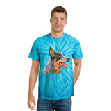 Blue Heeler - 'Percy' Unisex Cotton Tie-Dye Tee, Cyclone