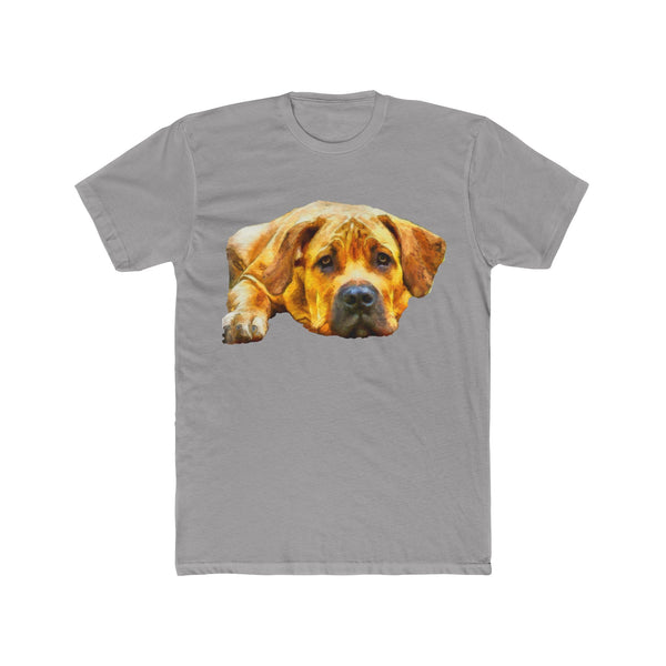 Boerboel Men's Fitted Cotton Crew Tee: Embrace Comfort and Style