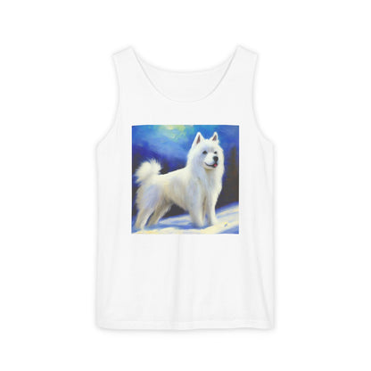 American Eskimo Dog Unisex Relaxed Fit Ringspun Cotton Tank Top