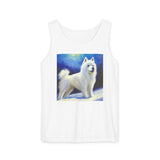 American Eskimo Dog Unisex Relaxed Fit Ringspun Cotton Tank Top