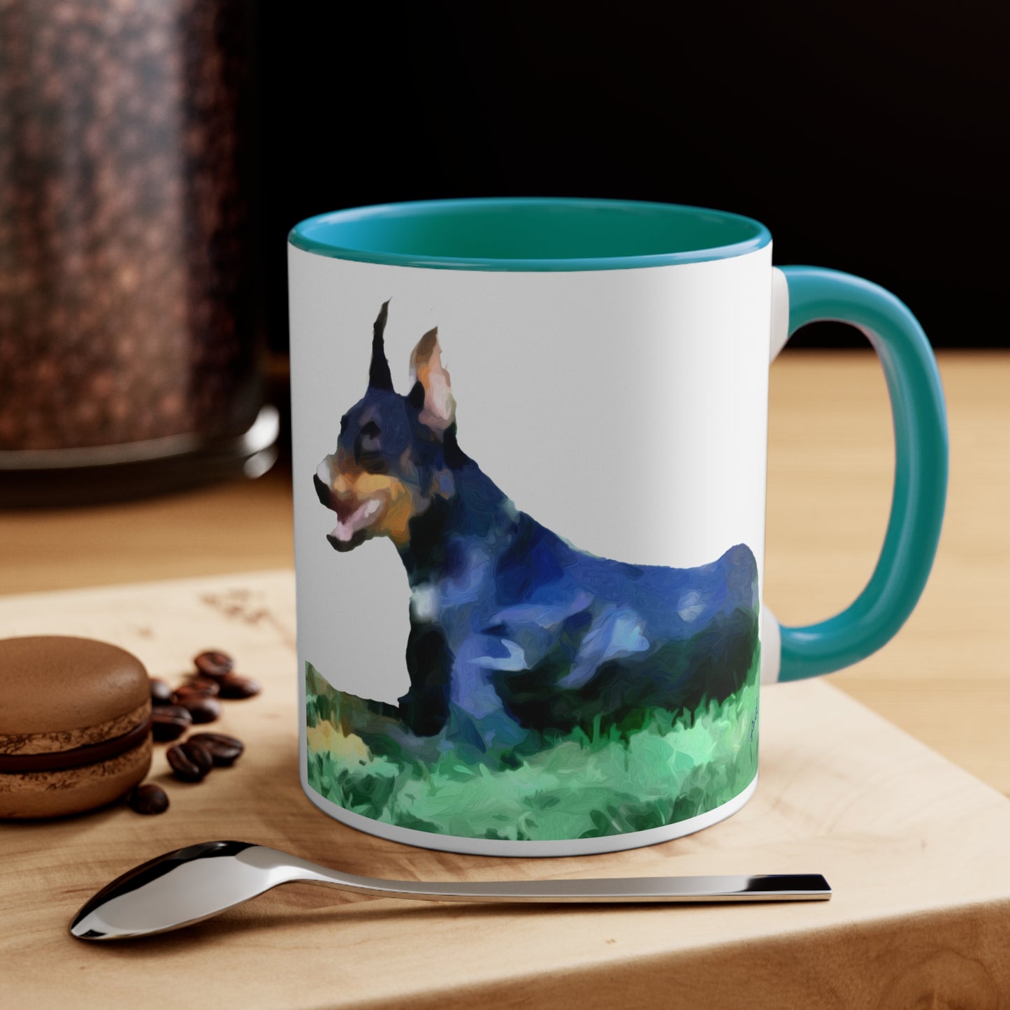 Doberman Pinscher Ceramic Accent Coffee Mug, 11oz