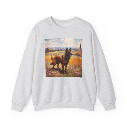 Belgian Tervuren Unisex 50-50 Crewneck Sweatshirt