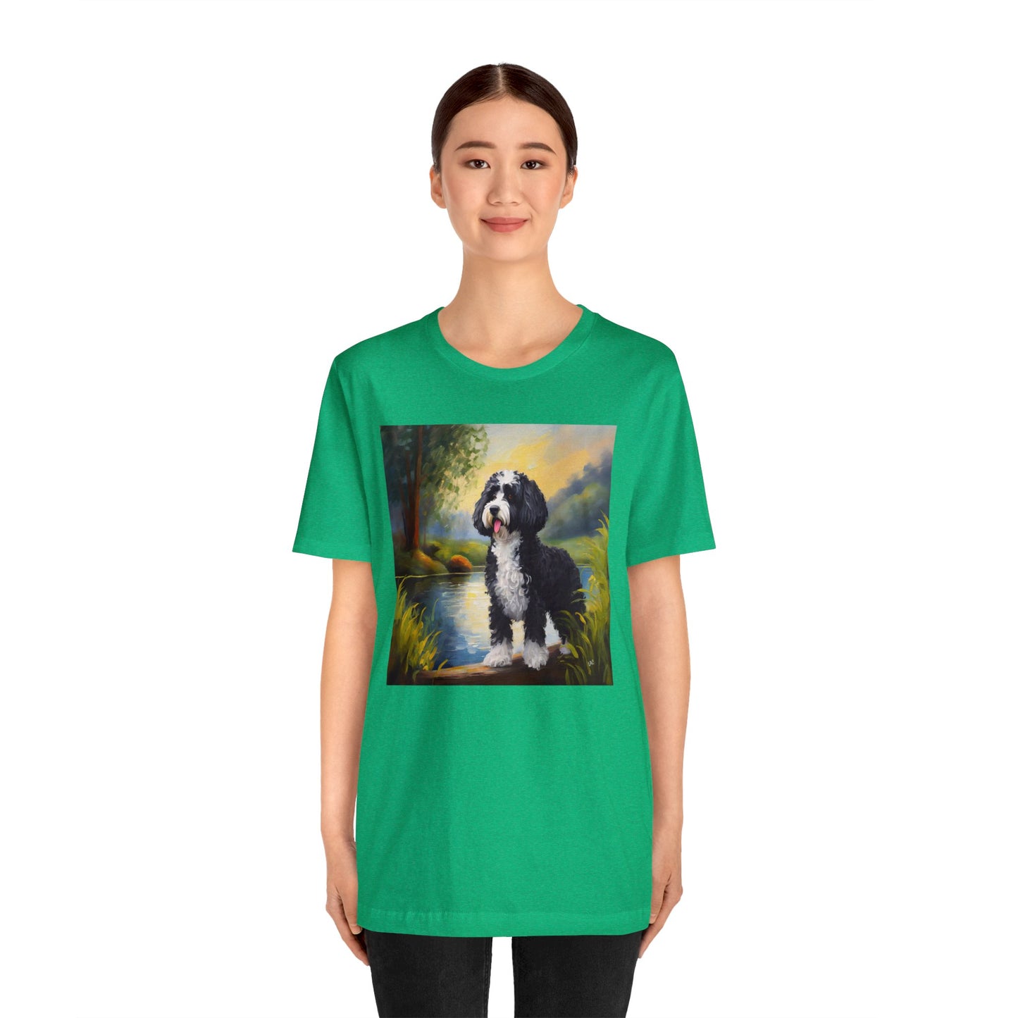 Portuguese Water Dog Jersey Short Sleeve Tee