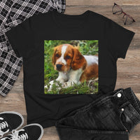 Welsh Springer Spaniel Women's Midweight Cotton Tee