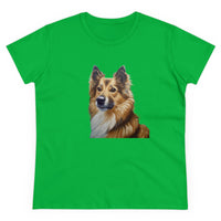 "Icelandic Sheepdog Women's Midweight Cotton Tee"