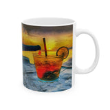 Happy Hour on Sifnos (Greece) Ceramic Mug 11oz