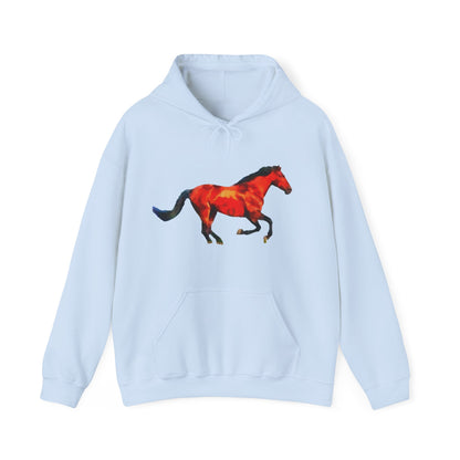 Horse 'Old Red' Unisex 50/50 Hoodie