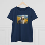 Old English Sheepdog Women's Midweight Cotton Tee