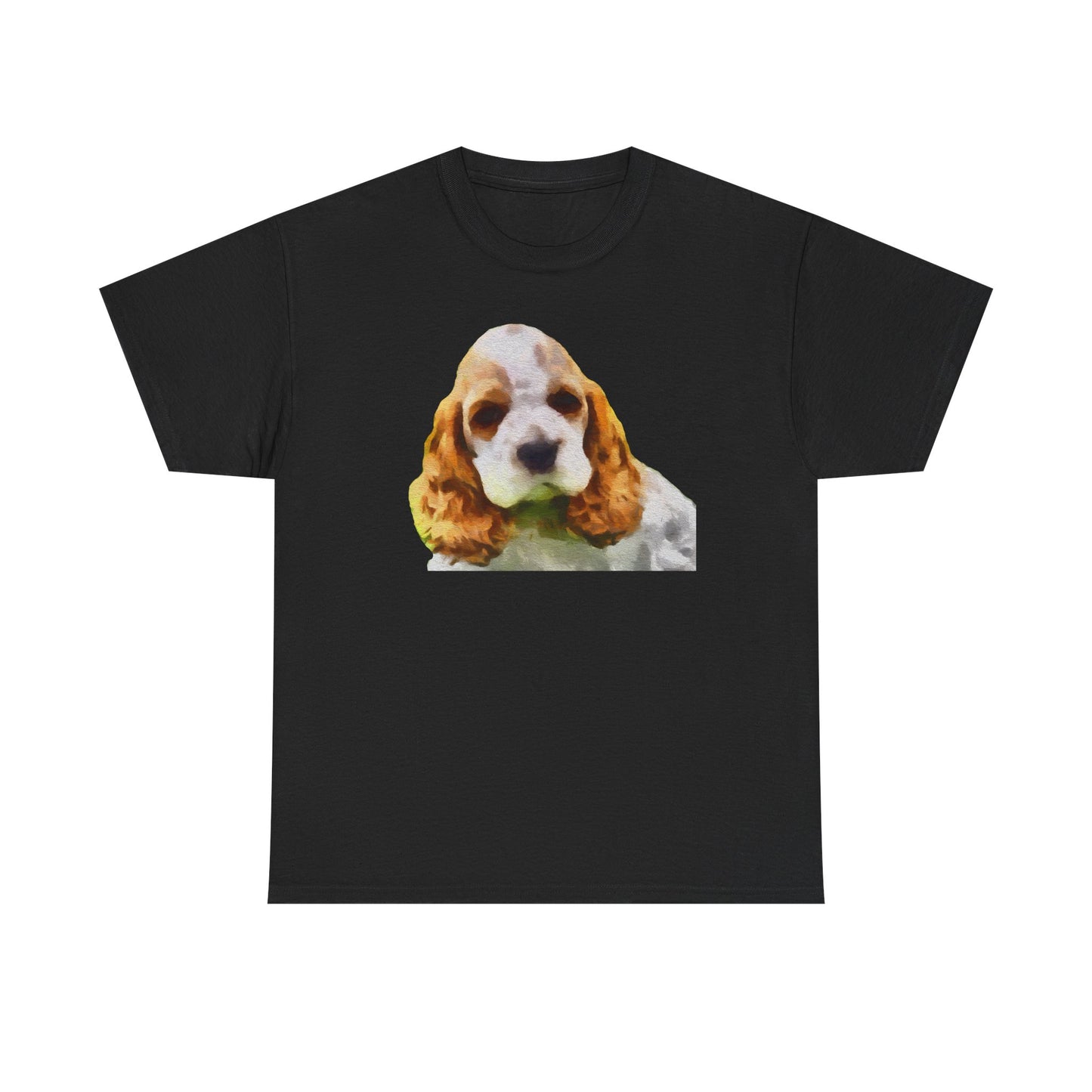 Cocker Spaniel 'Hogan' Unisex Heavy Cotton Tee