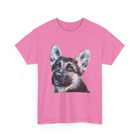 German Shepherd 'Sly' Unisex Heavy Cotton Tee