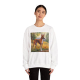 Azawakh 'Tuareg Sloughi' Unisex 50/50 Crewneck Sweatshirt