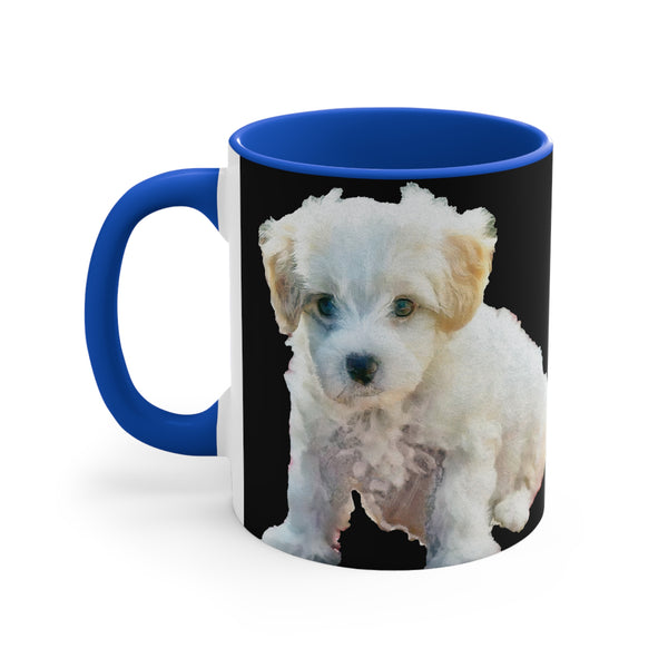 Bichon Frise Accent Coffee Mug - 11oz Delight