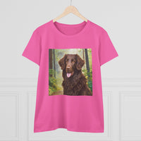 Curly-Coated Retriever Women's Midweight Cotton Tee