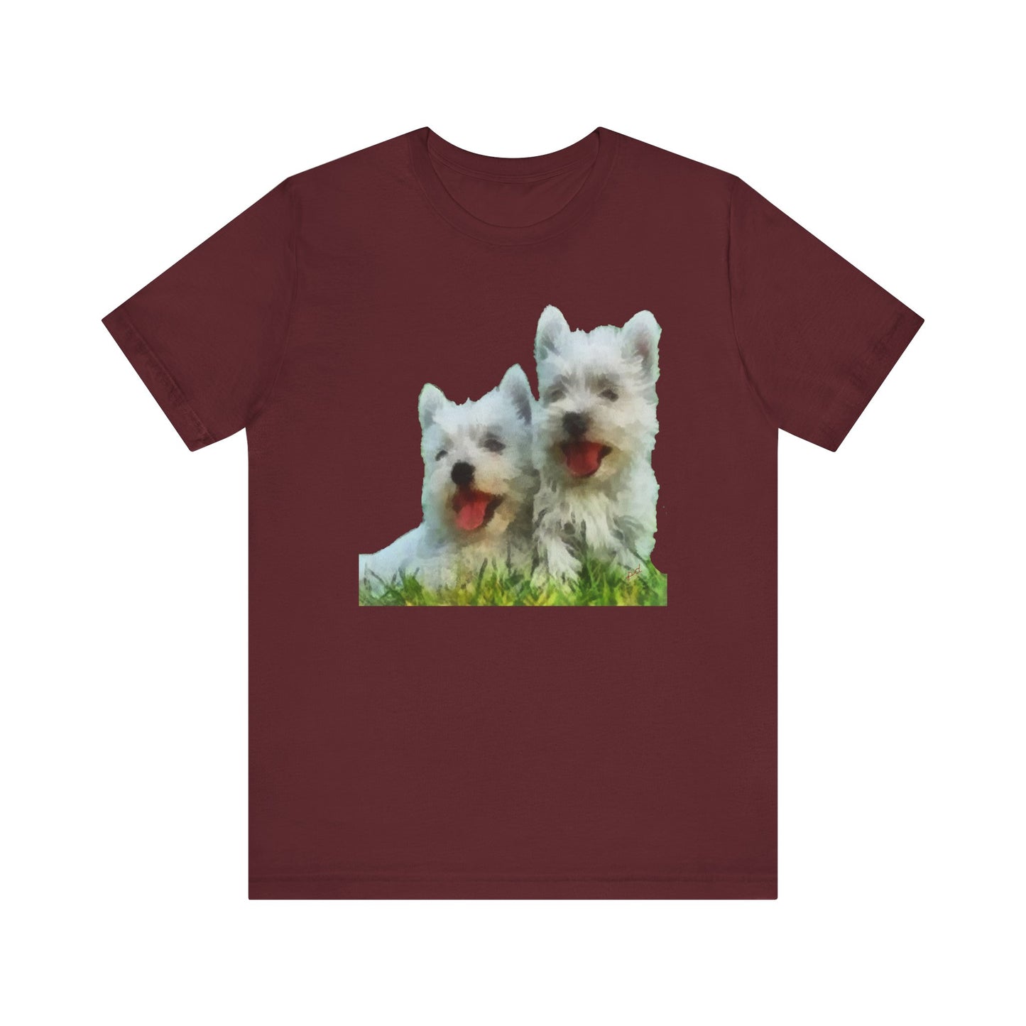 West Highland Terrier - Westie - Unisex Jersey Short Sleeve Tee