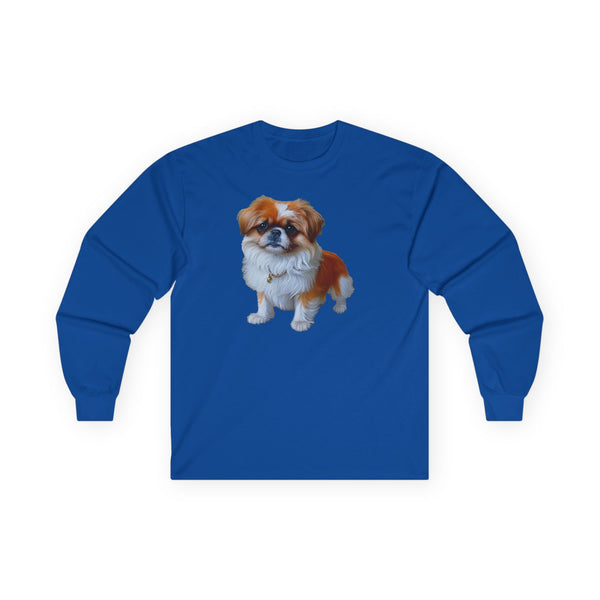 Pekingese Unisex Classic Cotton Long Sleeve Tee