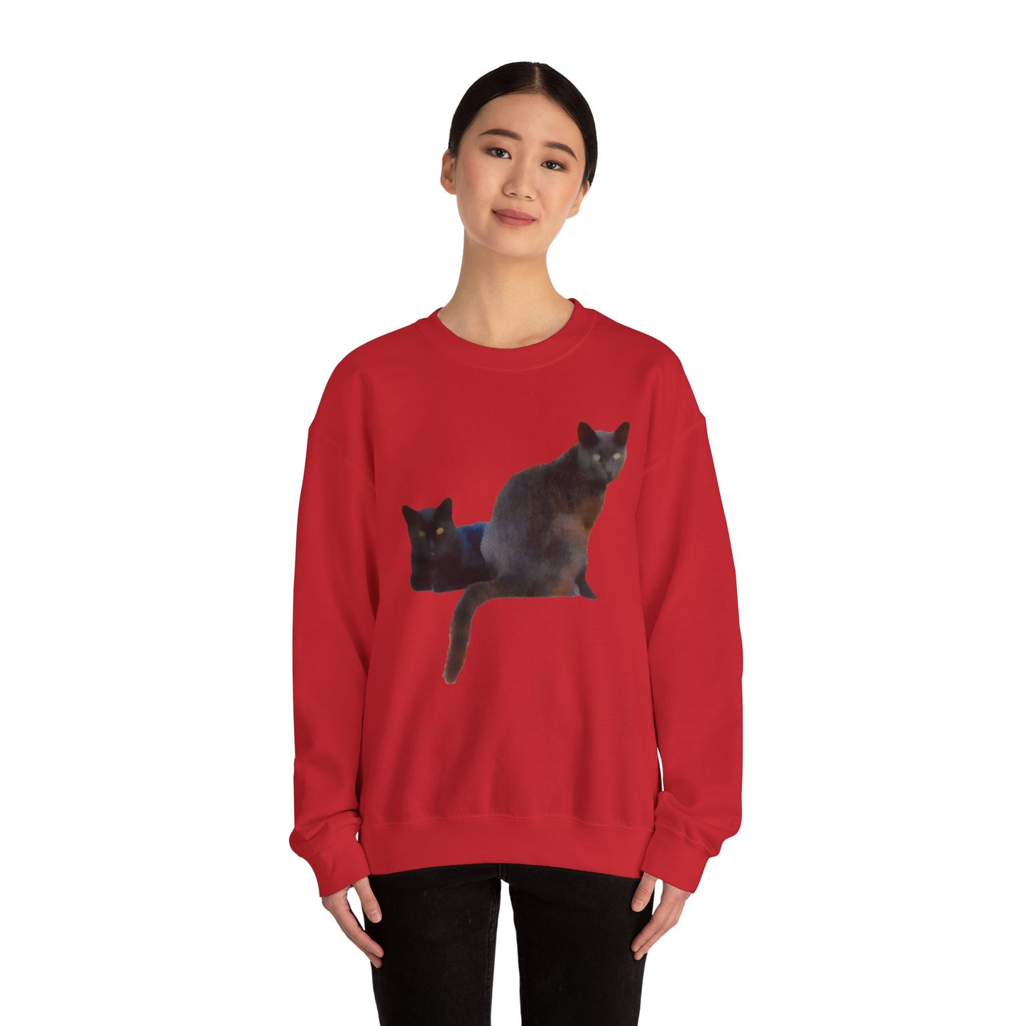 Cats 'SIfnos Sisters' Unisex 50/50 Crewneck Sweatshirt