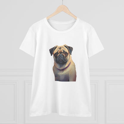 Pug Women's Midweight Cotton Tee