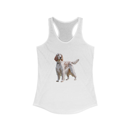 English Setter #4 - Women's Classic Slim Fit Racerback Tank