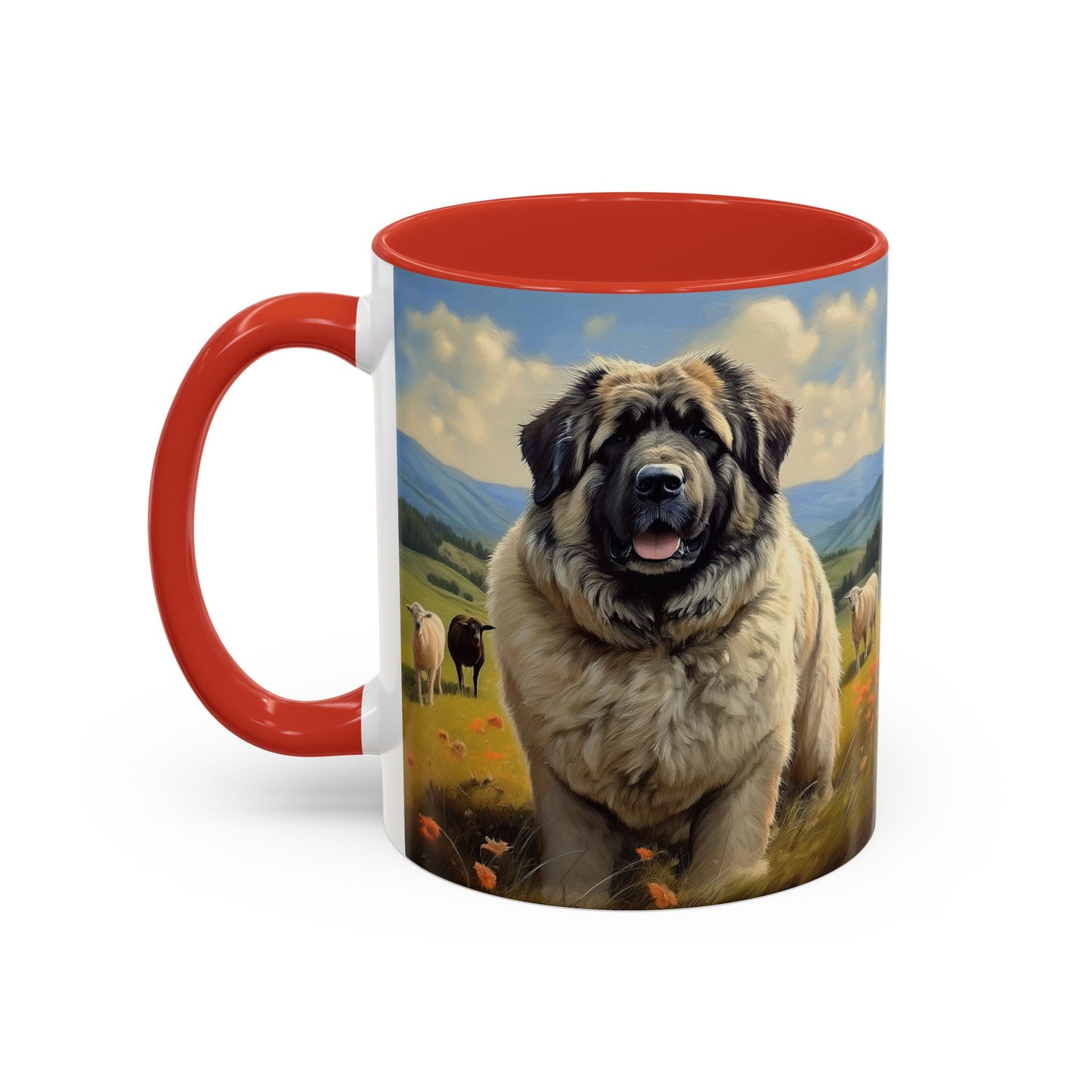 Caucasian Shepherd Dog Ceramic Accent Coffee Mug