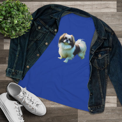 Japanese Chin - Women's Relaxed Cotton Tee