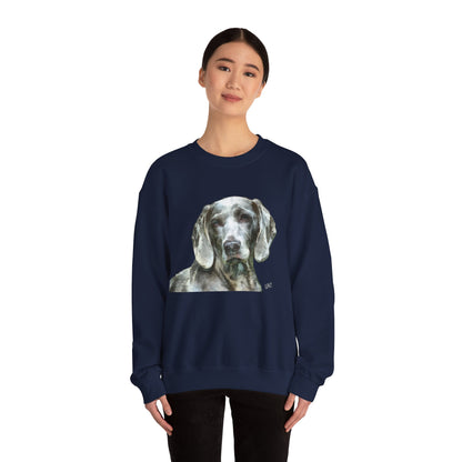 Weimaraner 'Grayson' Unisex 50/50 Crewneck Sweatshirt