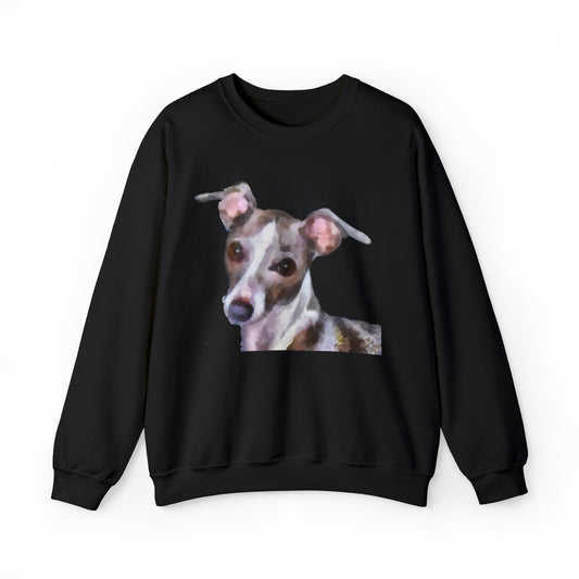 Italian Greyhound 'Lilly' 50/50  Crewneck Sweatshirt