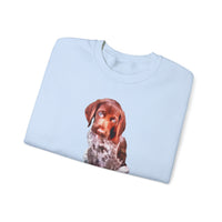 Benny Unisex 50/50 Crewneck Sweatshirt for German Shorthair Pointers