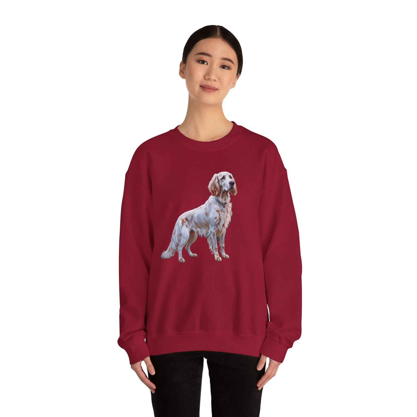 English Setter #2 - Unisex 50/50 Crewneck Sweatshirt