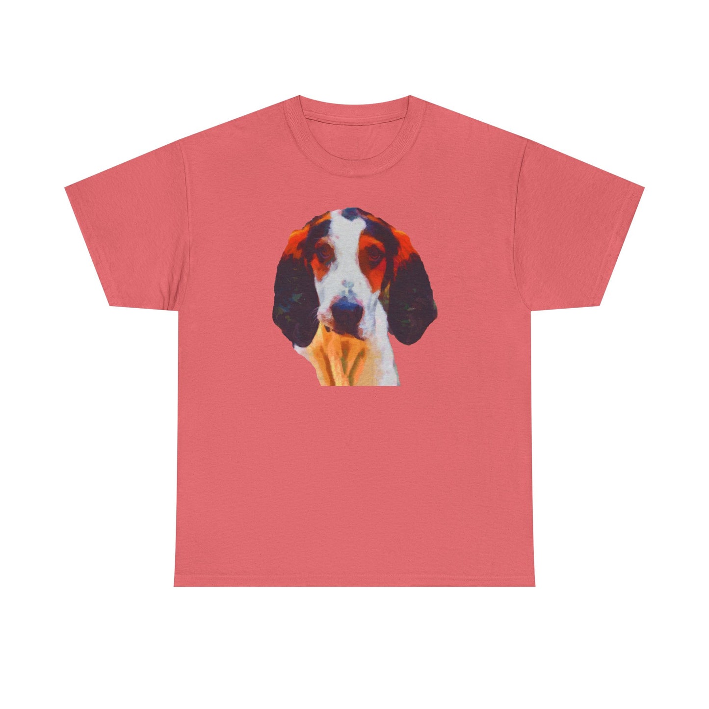 Elegant Treeing Walker Coonhound Unisex Heavy Cotton Tee