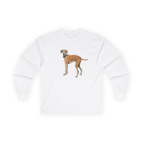 Sloughi - Arabian Greyhound - Unisex Classic Cotton Long Sleeve Tee