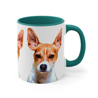 Rat Terrier Accent Coffee Mug, 11oz