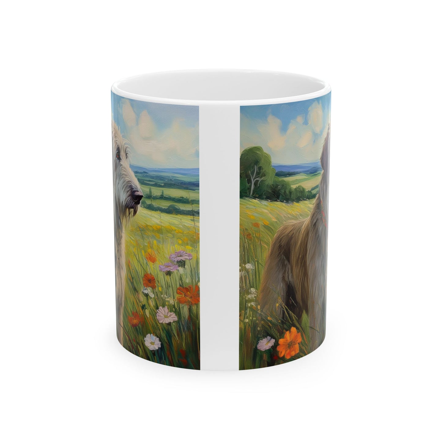 Irish Wolfhound Ceramic Mug - 2 Sizes