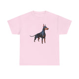 Doberman Pinscher Unisex Heavy Cotton Tee