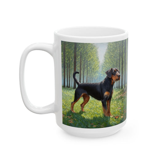 Deutscher Jagdterrier Custom Ceramic Mug