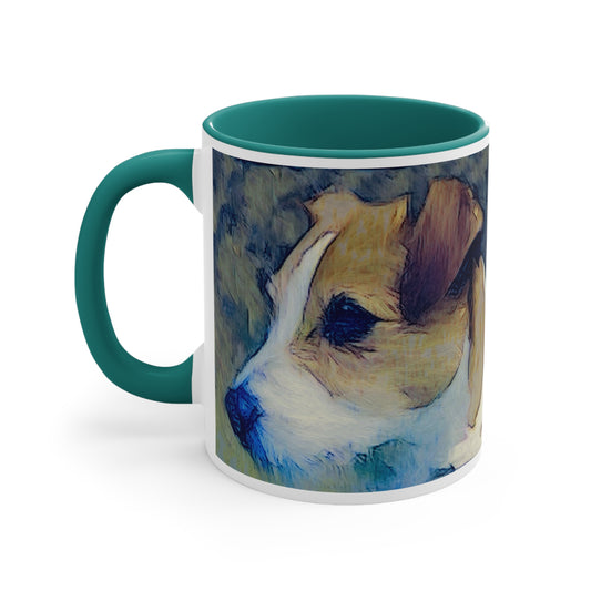 Parson Jack Russell Terrier Ceramic Accent Coffee Mug, 11oz