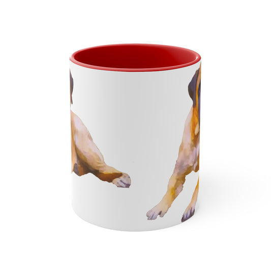 Mastiff 'Maury' Accent Coffee Mug, 11oz