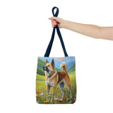 Korean Jindo Polyester Tote Bag (AOP)
